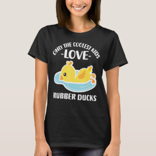 Camiseta Apenas As Crianças Mais Frescas Adoram Patos De Bo