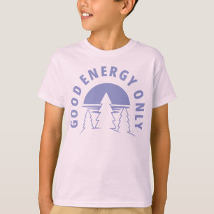 Camiseta Apenas Boa Energia – Arte Minimalista da Natureza