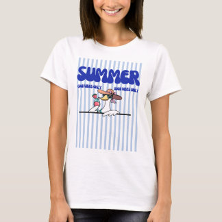 Camiseta Apenas Boas Vibrações de Verão Arte de Ganso Listr