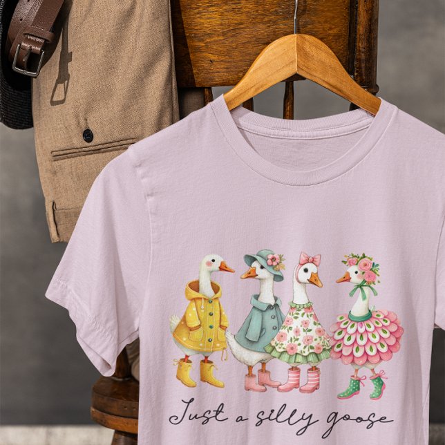 Camiseta Apenas Bobo Goose (Just Silly Goose T-Shirt)