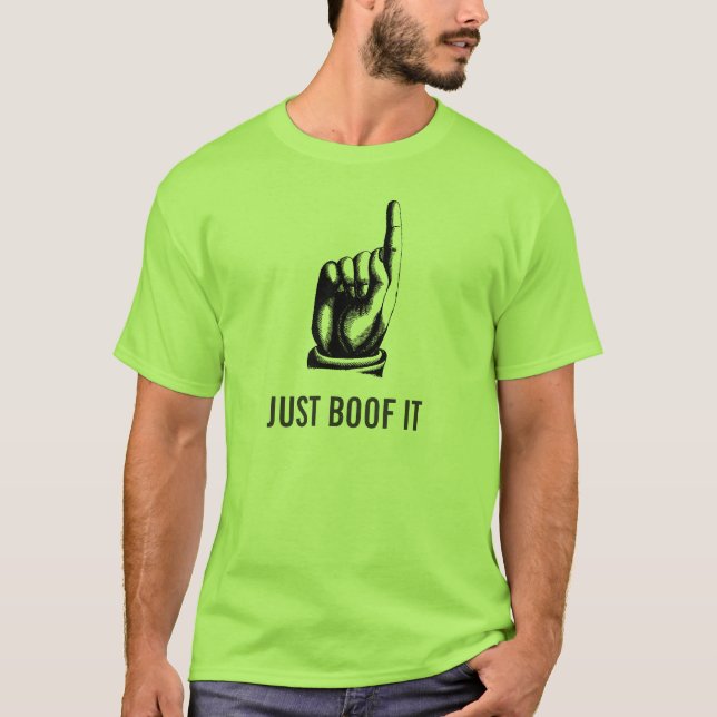 CAMISETA APENAS BOOF ELE (VERDE) (Frente)
