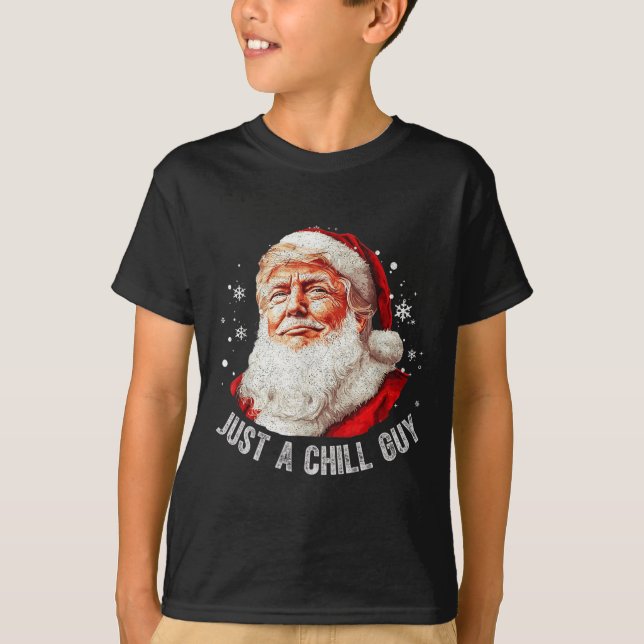 Camiseta Apenas Caras De Natal Engraçados Papais noeis Trum (Frente)