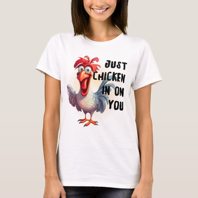 Camiseta Apenas chicken em você (Frente)