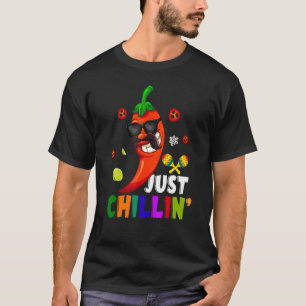 Camiseta Apenas Chillin Love Chilis Cinco De Mayo Vamos Fie