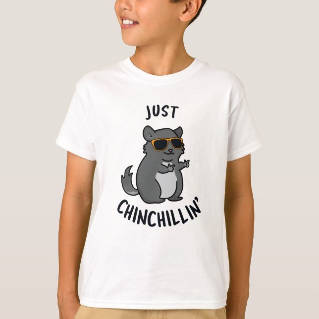 Camiseta Apenas Chin Chillin Funny Chinchilla Pun (Frente)