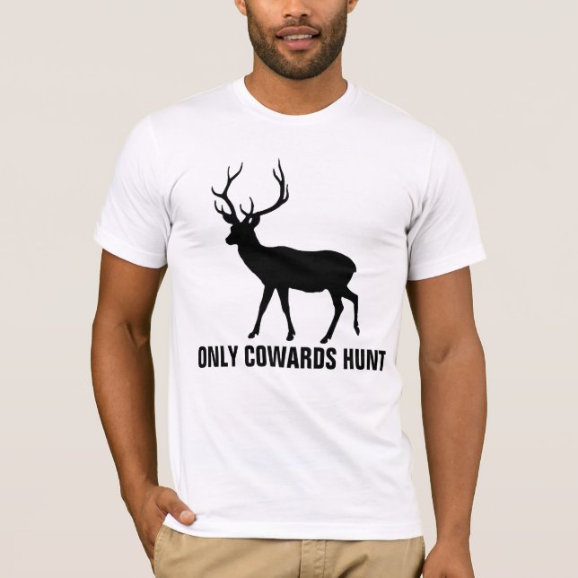 Camiseta APENAS COWARDS HUNT-shirts (Frente)
