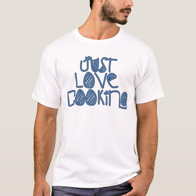 Camiseta Apenas Cozinhar De Amor (Frente)
