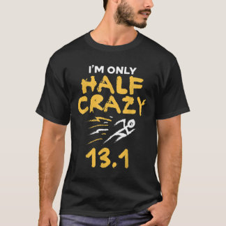 Camiseta Apenas Cristo de Meio Crazy 13.1 Shirt Marathon Ru
