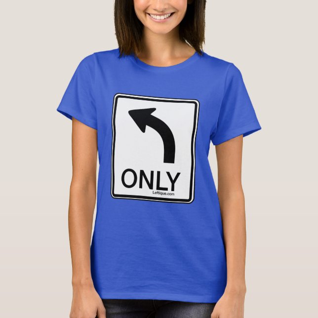 Camiseta Apenas Democrata Engraçado Esquerdo (Frente)