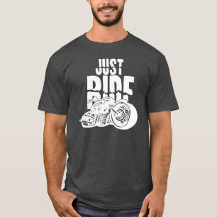 Camiseta Apenas design da motocicleta do passeio