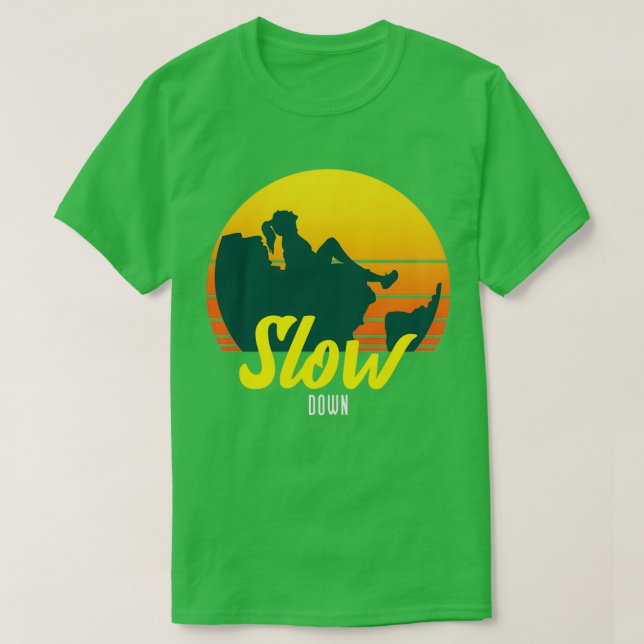 Camiseta Apenas Devagar (Frente do Design)