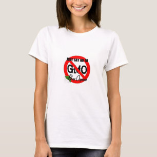 Camiseta Apenas diga NÃO a GMO