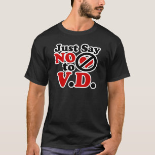 Camiseta Apenas diga não ao Dia de os namorados