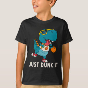 Camiseta Apenas Dobra Diversão Dinossauro Liga De Basquete