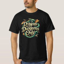 Camiseta apenas DRAGÕES E MASMORRA