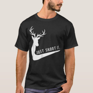 Camiseta Apenas É Engraçado Caça de Veado Natal - Caçador