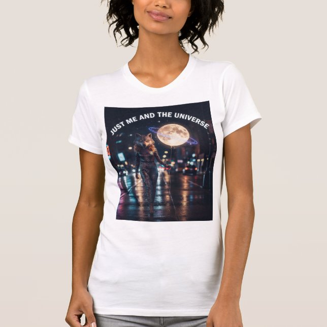 Camiseta Apenas Eu e o Universo (Frente)