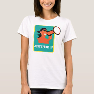 Camiseta Apenas fale acima