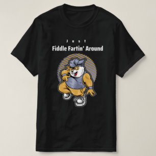 Camiseta Apenas Fiddle Fartin Por Aí