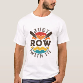 Camiseta Apenas Fila Com Um Legal Retrorreiro Removendo Os