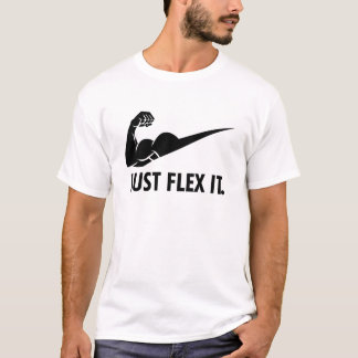 Camiseta Apenas Flex, Engraçado.