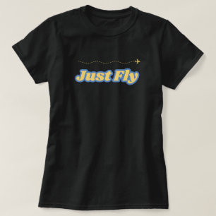 Camiseta Apenas Fly Vintage Typografia Aviation