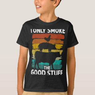Camiseta Apenas Fumo Coisas Boas Churrasco Engraçado Defuma