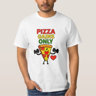 Camiseta Apenas Ganhos De Pizza - Pizza De Malhação Engraça
