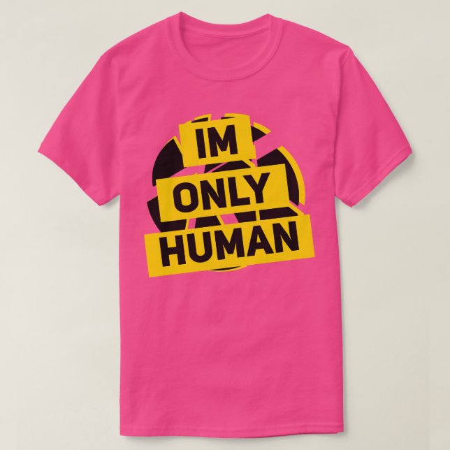 Camiseta apenas humano (Frente do Design)