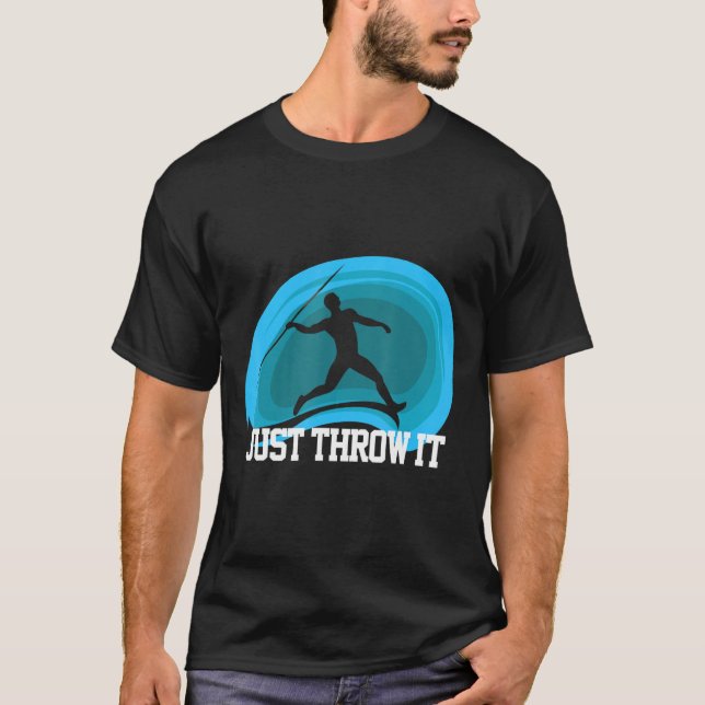 Camiseta Apenas Jogue A Pista De Atleta Esportivo E Fi (Frente)