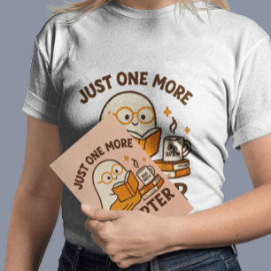 Camiseta Apenas Mais Um Capítulo Bookie Ghost Halloween
