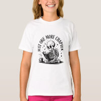 Apenas Mais Um Capítulo De Esqueleto Lendo Camisa-
