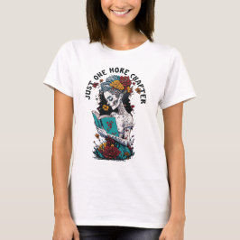 Camiseta Apenas Mais Um Capítulo De Leitura De Esqueleto