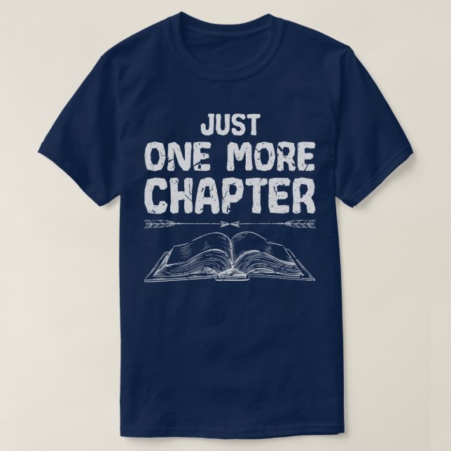Camiseta Apenas Mais Um Capítulo Engraçado Leitura De Livro (Frente do Design)