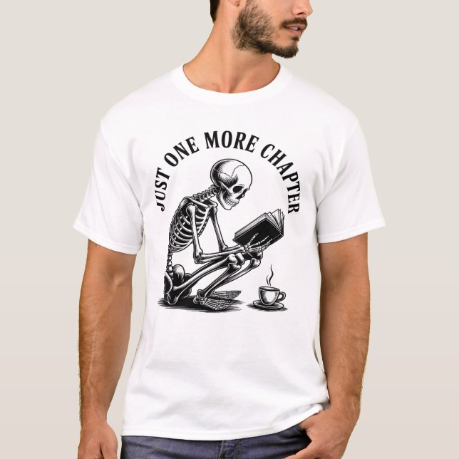 Camiseta Apenas Mais Um Capítulo - Engraçado Livro De Esque (Frente)