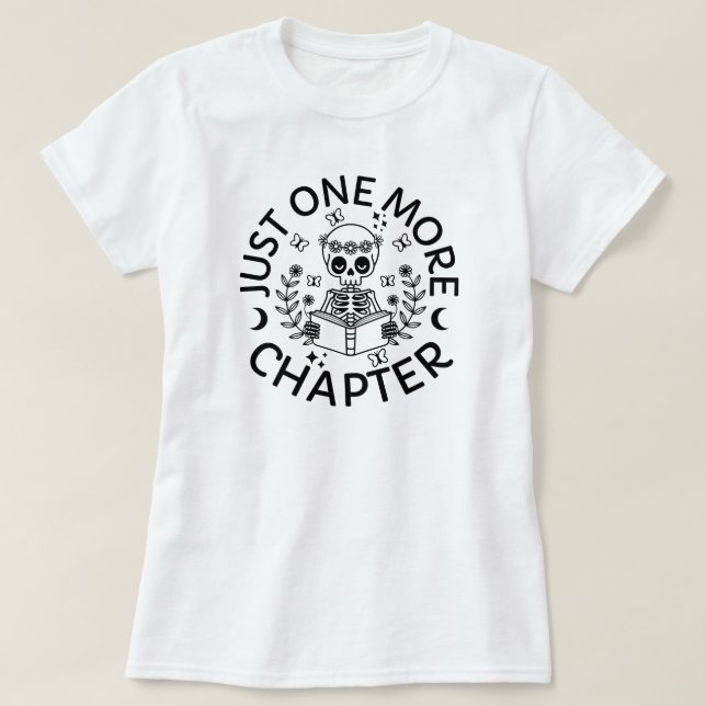 Camiseta Apenas Mais Um Capítulo Engraçado Livro De Leitura (Frente do Design)