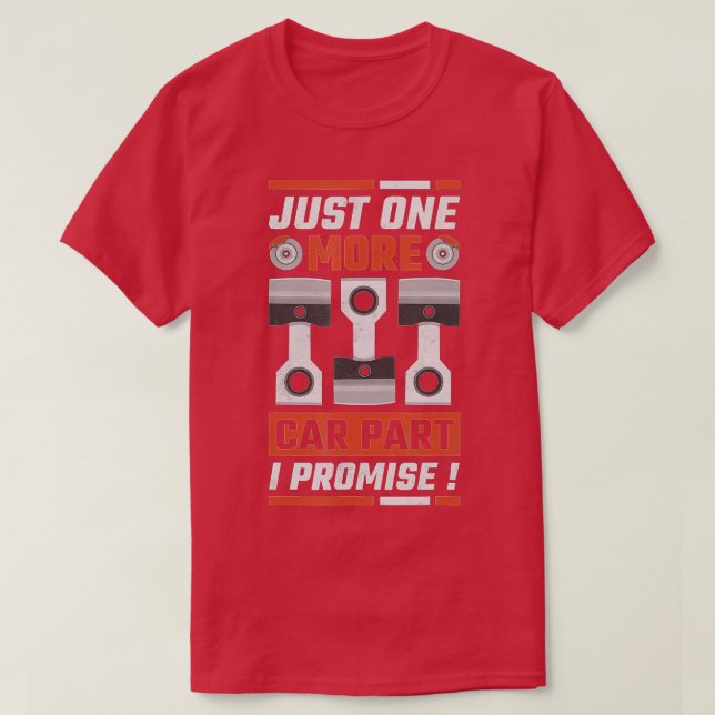 Camiseta Apenas Mais Um Carro Parte I Promete Mecânico (Frente do Design)