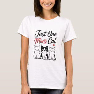 Camiseta Apenas Mais Um Gato Citação Engraçada de Amante de