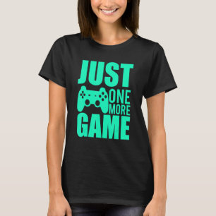 Camiseta Apenas Mais Um Jogador De Vídeo Verde Da Mint
