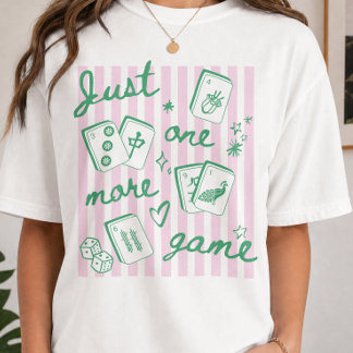 Camiseta Apenas Mais Um Jogo Divertido Mahjong