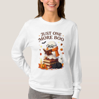 Camiseta Apenas Mais Um Livro de Fantasmas de Halloween