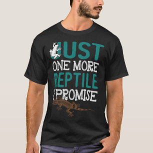 Camiseta Apenas Mais Um Réptil Eu Prometo Réptil