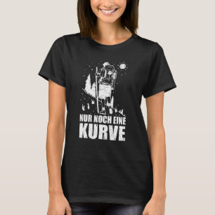 Camiseta Apenas mais uma curva caminhando e ao ar livre