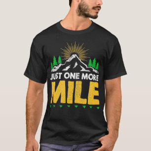 Camiseta apenas mais uma milha de corredor motivador