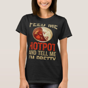 Camiseta Apenas Me Alimente Com Pote Quente Shabu Shabu Sha