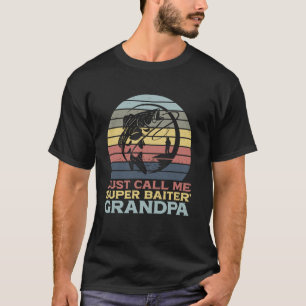 Camiseta Apenas Me Chame de 'Super Isqueiro' Vovô Pescaria 