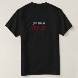 Camiseta Apenas Me Dê JESUS Cristão Preto