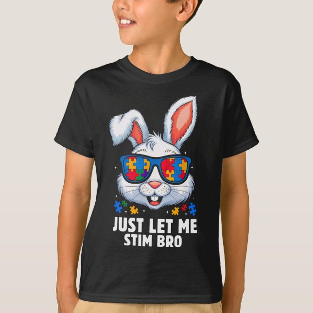 Camiseta Apenas Me Deixe Estimular Irmão Mês de Conscientiz (Frente)