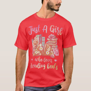 Camiseta Apenas Menina Que Ama Livros Ocupados Bookaholi