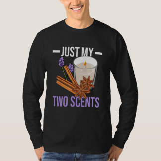 Camiseta Apenas meus dois aromas para uma fabricação de vel